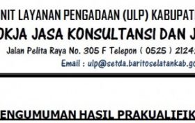 pengumuman hasil prakualifikasi
