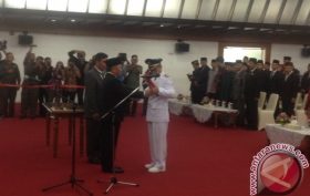 Mugeni Dilantik Jadi Pj Bupati Barsel dan Diperintahkan Jaga Netralitas di Pilkada