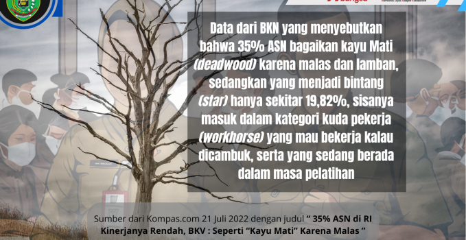 ASN Bagaikan Kayu Mati