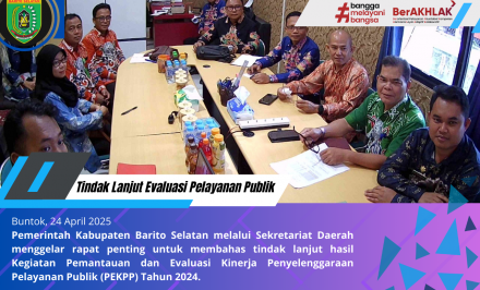 Tindak Lanjut Evaluasi Pelayanan Publik th 2024