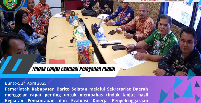 Tindak Lanjut Evaluasi Pelayanan Publik th 2024