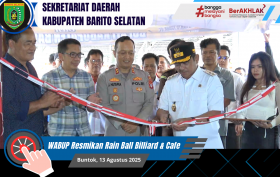 Banner Web Video 13-08-2025 Pembukaan dan Peresmian Rain Ball Billiard dan Cafe Tahun 2025