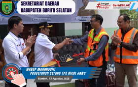Banner Web Video 13-08-2025 Penyerahan Sarana dan Peninjauan Lapangan TPA Rikut Jawu Tahun 2025