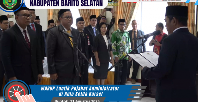 Banner Web Video 21-08-2025 Pelantikan dan Pengambilan Sumpah Janji Pejabat Administrator