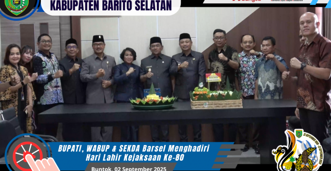 Banner Web Video 02-09-2025 Bupati dan Wakil Bupati Barito Selatan Kejaksaan Negeri Buntok Dalam Rangka Hari Lahir Kejaksaan RI Ke-80 Tahun 2025