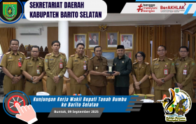Banner Web Video 09-09-2025 Kunjungan Kerja Wakil Bupati Tanah Bumbu ke Barito Selatan