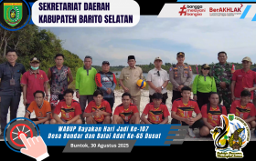 Banner Web Video 30-08-2025 Hari Jadi ke-107 Desa Bundar dan Balai Adat Gotong Royong ke-65 Kecamatan Dusun Utara Tahun 2025