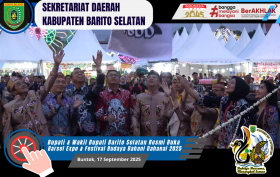 Bupati & Wakil Bupati Buka BArsel Expo dan Festival Budaya