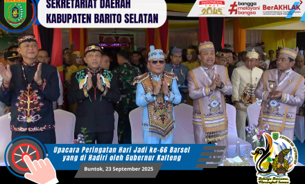 Upacara Peringatan Hari Jadi ke-66 Barsel