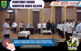 Banner Web Video 08-10-2025 Pelantikan Pengukuhan Pejabat PimpinanTinggi Pratama Di Lingkungan Pemerintahan Kabupaten Barito Selatan Tahun 2025