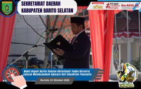 Wabup Melaksanakan Upacara Hari Kesaktian Pancasila
